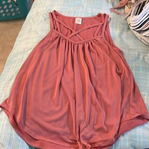 Hummingbird Tank, mauve, size medium